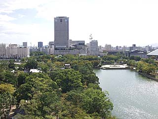 広島城からの眺め