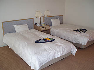 城島高原ホテル客室ベッド